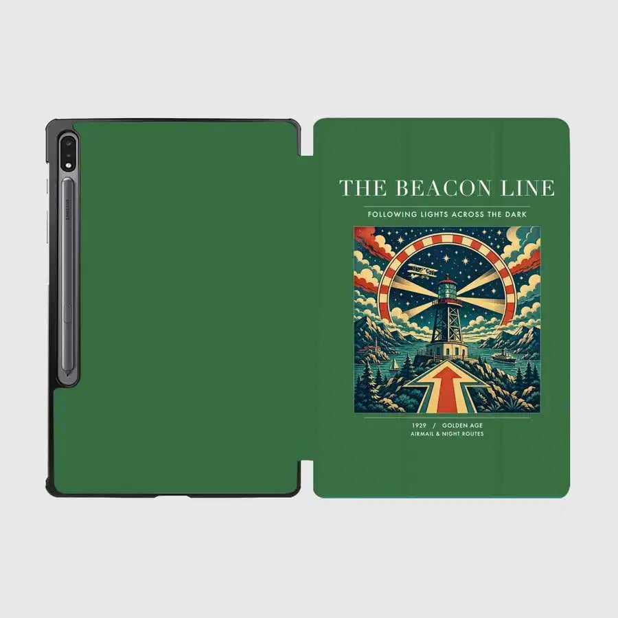 VINTAGE G4147 - The Beacon Line - Designed iPad & Samsung Tablet Cases design on green samsung