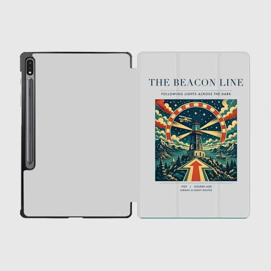 VINTAGE G4147 - The Beacon Line - Designed iPad & Samsung Tablet Cases design on lightgray samsung