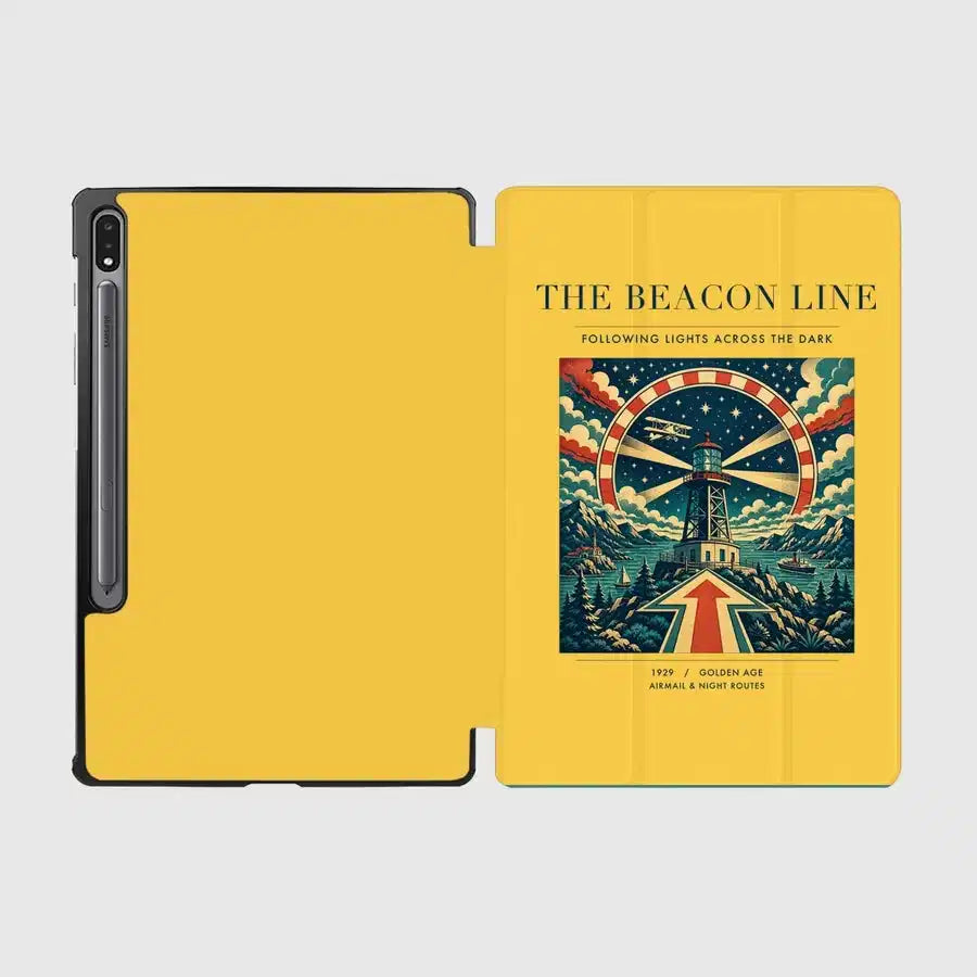 VINTAGE G4147 - The Beacon Line - Designed iPad & Samsung Tablet Cases design on yellow samsung