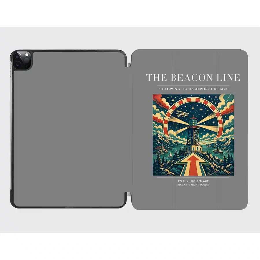 VINTAGE G4147 - The Beacon Line - Designed iPad & Samsung Tablet Cases design on gray ipad