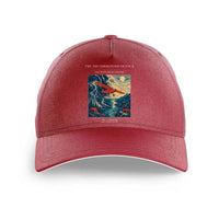 Thumbnail for VINTAGE G4148 - The Thunderstorm Detour - Printed Hat design on darkred