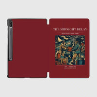 Thumbnail for VINTAGE G4149 - The Midnight Relay - Designed iPad & Samsung Tablet Cases design on darkred samsung