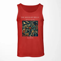 Thumbnail for VINTAGE G4149 - The Midnight Relay - Designed Tank Tops design on red