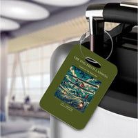 Thumbnail for VINTAGE G4150 - The Fog Field Landing - Acrylic Luggage Tags design on greenarmy