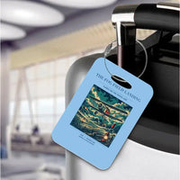 Thumbnail for VINTAGE G4150 - The Fog Field Landing - Acrylic Luggage Tags design on lightblue