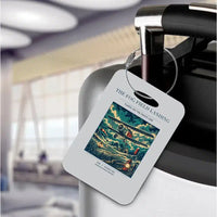 Thumbnail for VINTAGE G4150 - The Fog Field Landing - Acrylic Luggage Tags design on lightgray
