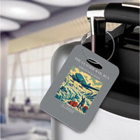 Thumbnail for VINTAGE G4153 - The Glacier Mail Run - Acrylic Luggage Tags design on gray