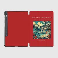 Thumbnail for VINTAGE G4154 - The Island Postbag - Designed iPad & Samsung Tablet Cases design on red samsung