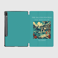 Thumbnail for VINTAGE G4154 - The Island Postbag - Designed iPad & Samsung Tablet Cases design on turquoise samsung