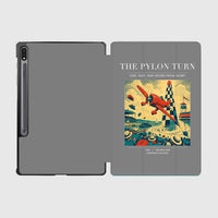 Thumbnail for VINTAGE G4156 - The Pylon Turn - Designed iPad & Samsung Tablet Cases design on gray samsung