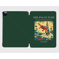 Thumbnail for VINTAGE G4156 - The Pylon Turn - Designed iPad & Samsung Tablet Cases design on darkgreen ipad
