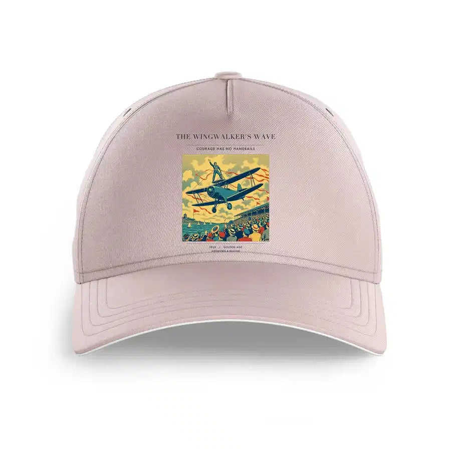 VINTAGE G4157 - The Wingwalker's Wave - Printed Hat design on pink