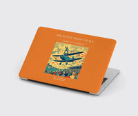 Thumbnail for VINTAGE G4157 - The Wingwalker's Wave - Designed MacBook Cases design on orange