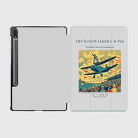 Thumbnail for VINTAGE G4157 - The Wingwalker's Wave - Designed iPad & Samsung Tablet Cases design on lightgray samsung