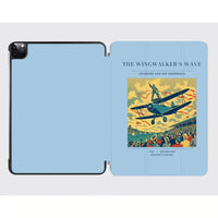 Thumbnail for VINTAGE G4157 - The Wingwalker's Wave - Designed iPad & Samsung Tablet Cases design on lightblue ipad
