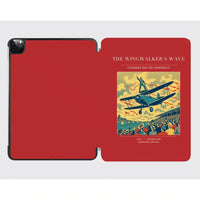 Thumbnail for VINTAGE G4157 - The Wingwalker's Wave - Designed iPad & Samsung Tablet Cases design on red ipad