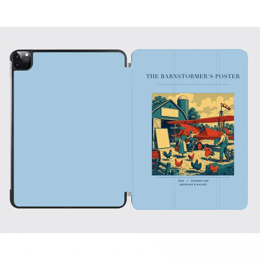 VINTAGE G4165 - The Barnstormer's Poster - Designed iPad & Samsung Tablet Cases design on lightblue ipad