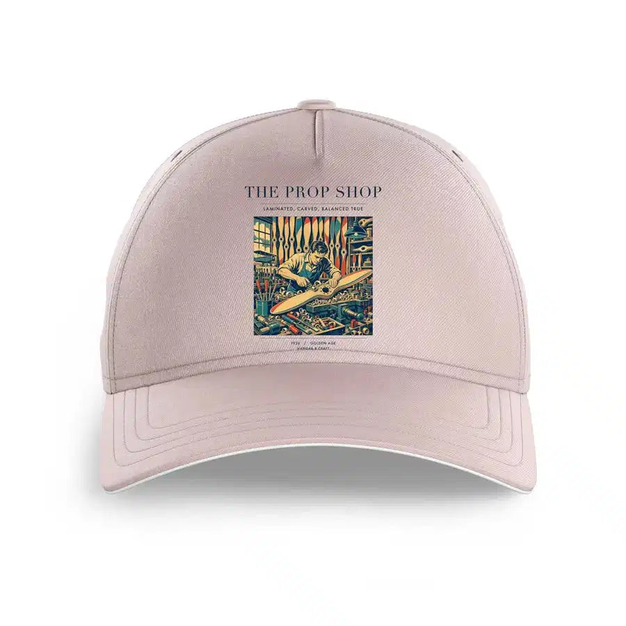 VINTAGE G4169 - The Prop Shop - Printed Hat design on pink