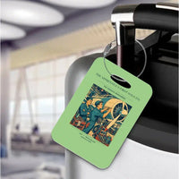 Thumbnail for VINTAGE G4173 - The Apprentice's First Solo Fix - Acrylic Luggage Tags design on lightgreen