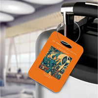 Thumbnail for VINTAGE G4173 - The Apprentice's First Solo Fix - Acrylic Luggage Tags design on orange