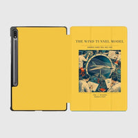 Thumbnail for VINTAGE G4174 - The Wind Tunnel Model - Designed iPad & Samsung Tablet Cases design on yellow samsung