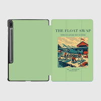 Thumbnail for VINTAGE G4175 - The Float Swap - Designed iPad & Samsung Tablet Cases design on lightgreen samsung
