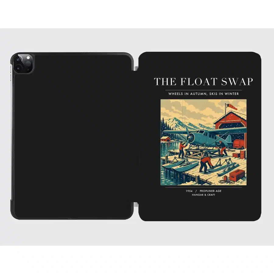VINTAGE G4175 - The Float Swap - Designed iPad & Samsung Tablet Cases design on black ipad