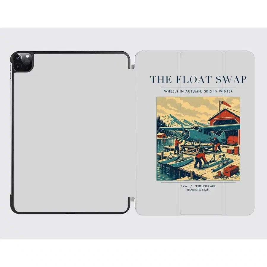 VINTAGE G4175 - The Float Swap - Designed iPad & Samsung Tablet Cases design on lightgray ipad