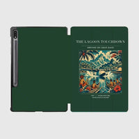 Thumbnail for VINTAGE G4181 - The Lagoon Touchdown - Designed iPad & Samsung Tablet Cases design on darkgreen samsung
