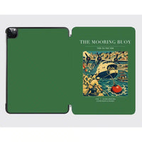 Thumbnail for VINTAGE G4183 - The Mooring Buoy - Designed iPad & Samsung Tablet Cases design on green ipad