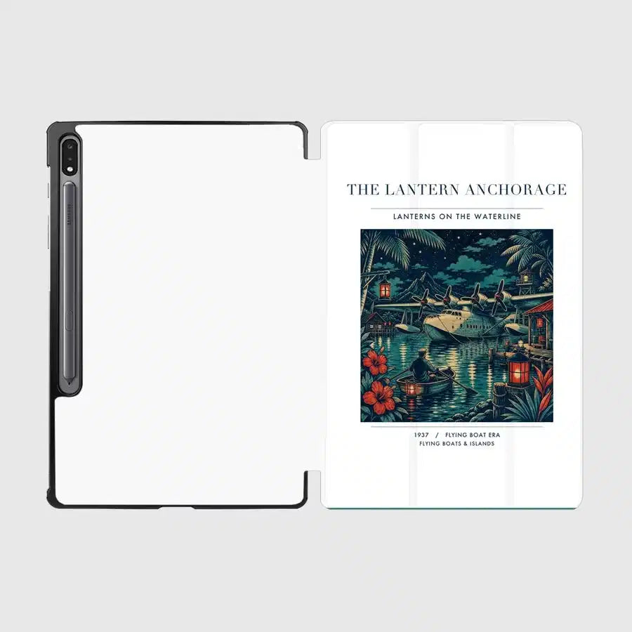 VINTAGE G4187 - The Lantern Anchorage - Designed iPad & Samsung Tablet Cases design on white samsung