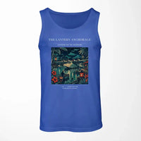 Thumbnail for VINTAGE G4187 - The Lantern Anchorage - Designed Tank Tops design on blue