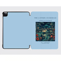 Thumbnail for VINTAGE G4187 - The Lantern Anchorage - Designed iPad & Samsung Tablet Cases design on lightblue ipad