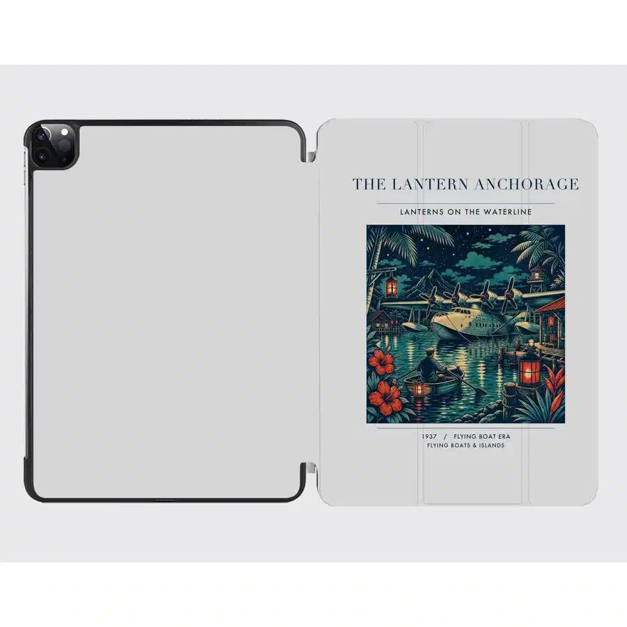 VINTAGE G4187 - The Lantern Anchorage - Designed iPad & Samsung Tablet Cases design on lightgray ipad