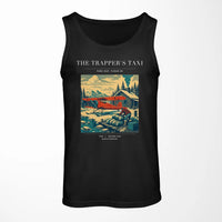 Thumbnail for VINTAGE G4192 - The Trapper's Taxi - Designed Tank Tops design on black