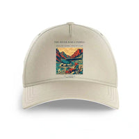 Thumbnail for VINTAGE G4193 - The River Bar Landing - Printed Hat design on beige