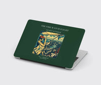 Thumbnail for VINTAGE G4194 - The Fire Watch Flight - Designed MacBook Cases design on darkgreen