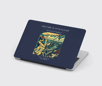 Thumbnail for VINTAGE G4194 - The Fire Watch Flight - Designed MacBook Cases design on navyblue