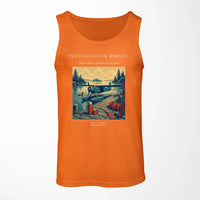 Thumbnail for VINTAGE G4195 - The Float Dock Morning - Designed Tank Tops design on orange
