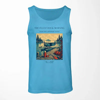 Thumbnail for VINTAGE G4195 - The Float Dock Morning - Designed Tank Tops design on skyblue