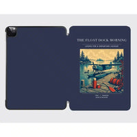 Thumbnail for VINTAGE G4195 - The Float Dock Morning - Designed iPad & Samsung Tablet Cases design on navyblue ipad