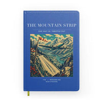 Thumbnail for VINTAGE G4196 - The Mountain Strip - Designed Notebooks design on blue