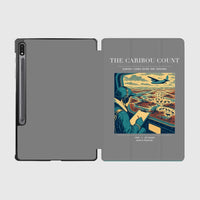 Thumbnail for VINTAGE G4198 - The Caribou Count - Designed iPad & Samsung Tablet Cases design on gray samsung