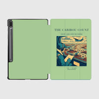 Thumbnail for VINTAGE G4198 - The Caribou Count - Designed iPad & Samsung Tablet Cases design on lightgreen samsung