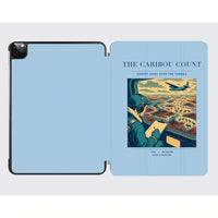 Thumbnail for VINTAGE G4198 - The Caribou Count - Designed iPad & Samsung Tablet Cases design on lightblue ipad