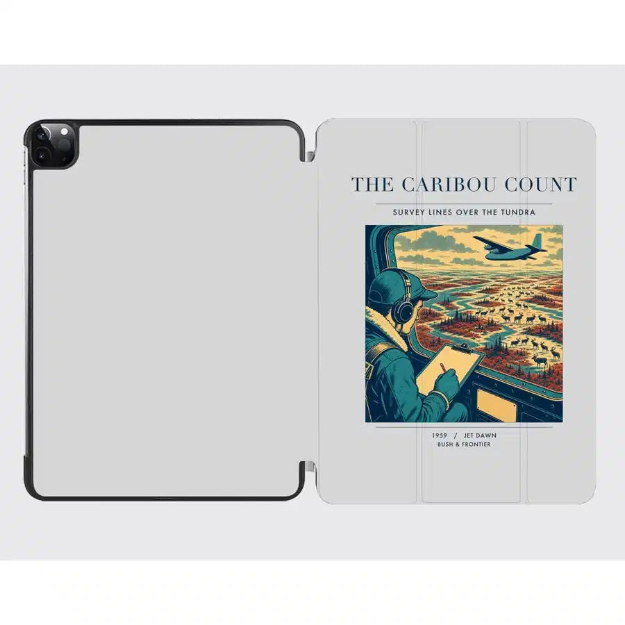 VINTAGE G4198 - The Caribou Count - Designed iPad & Samsung Tablet Cases design on lightgray ipad