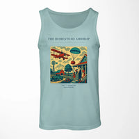 Thumbnail for VINTAGE G4199 - The Homestead Airdrop - Designed Tank Tops design on lightgreen