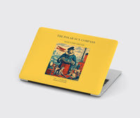 Thumbnail for VINTAGE G4204 - The Polar Sun Compass - Designed MacBook Cases design on yellow