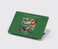Thumbnail for VINTAGE G4206 - The Volcano Overflight - Designed MacBook Cases design on green
