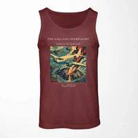Thumbnail for VINTAGE G4206 - The Volcano Overflight - Designed Tank Tops design on darkred
